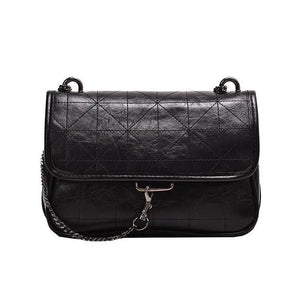 Crossbody Handbag for Women Rhombus All Match Large Capacity Shoulder Bag