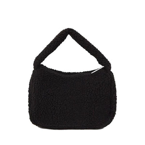 Plush Fluffy Totebag Women Soft Winter Underarm Bag