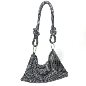 Sparkly Rhinestone Evening Bag for Women - Stylish Handbag for Party Wedding