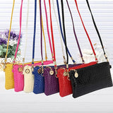Stylish Phone Pouch Faux Leather Shoulder Bag Women Wallet