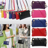 Stylish Phone Pouch Faux Leather Shoulder Bag Women Wallet