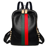 Women Travel Backpack Soft PU Leather School Backpack