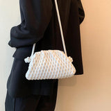 Women's Embroidered Thread Messenger Bag Crossbody Clutch Hobos Sac