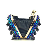 Beaded Crystal Evening Clutch Wedding Purse Rhinestone Handbag