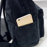 Canvas Mini Backpacks For Women Kawaii Badge Bag Girl Small School Backpacks