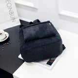 Canvas Mini Backpacks For Women Kawaii Badge Bag Girl Small School Backpacks