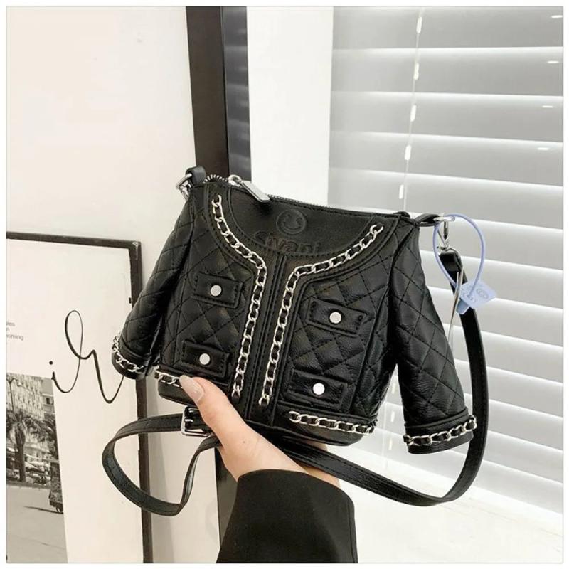Personality Messenger Bags Jacket Clothes Modeling Bag Single-shoulder Handbags