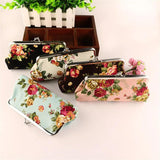 Rose Kiss Lock Clutch Purse