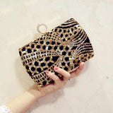Crystal Evening Bag Sequins Rhinestones Women Evening Bags Vintage Satin
