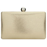 Red Leather Evening Bag Chain Party Shoulder Bags