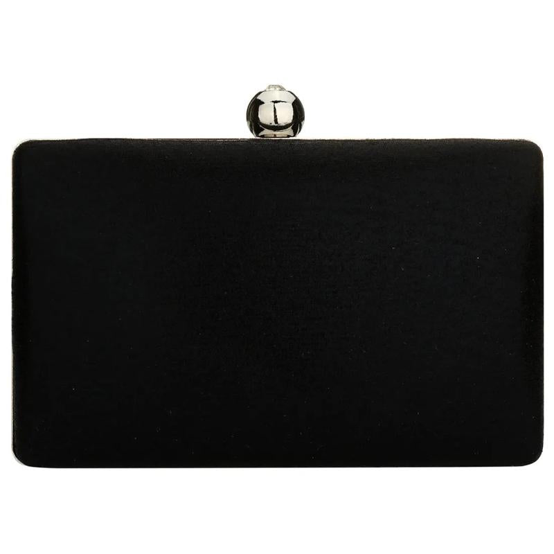 Red Leather Evening Bag Chain Party Shoulder Bags