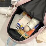 Harajuku Student Backpack Waterproof Nylon Ladies School Bags Women Travel