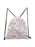 Unicorn Drawstring Backpack Cartoon Gym Bag for Women Men Children