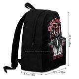 Bathory Metal School Bag Backpack Laptop 15 Inch Red Sa