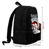 The Exploited Punk Rock Backpack Laptop Travel Bags