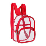 Transparent Student Backpack Large Capacity PVC Sports Backpack