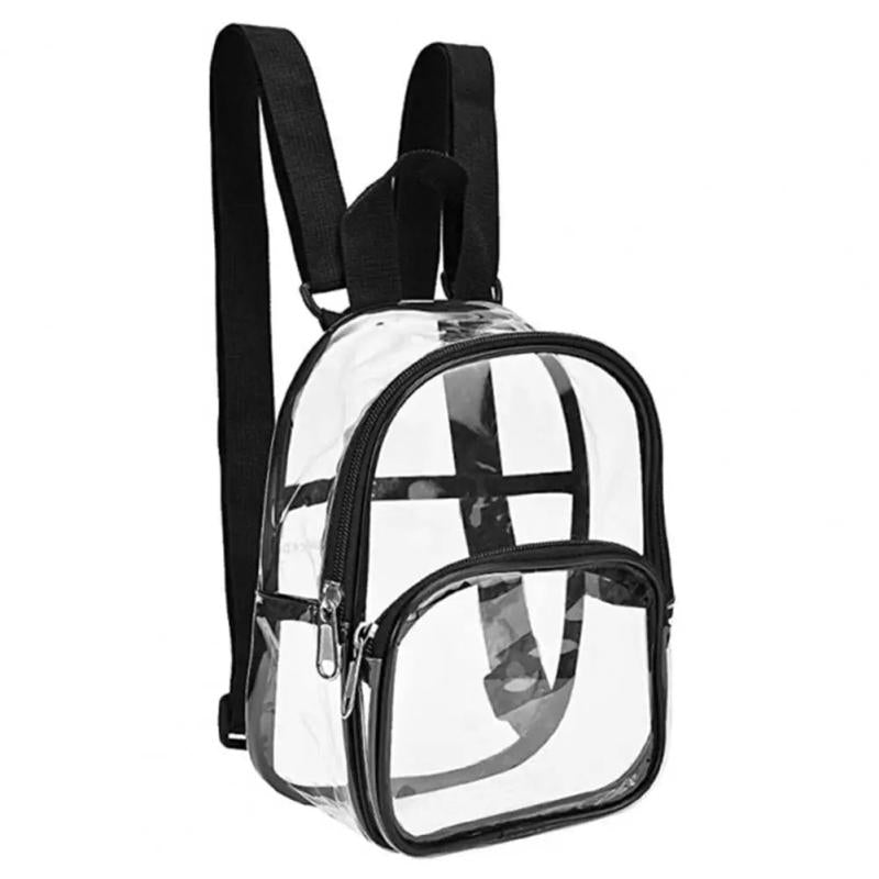 Transparent Student Backpack Large Capacity PVC Sports Backpack