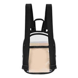 Clear Jelly Backpack Water Resistant Front Pocket PVC Large Capacity