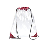 Clear Drawstring Backpack School Tote Gym Bag