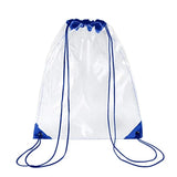 Clear Drawstring Backpack School Tote Gym Bag