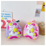 Unisex Dinosaur Cartoon Backpack Large Capacity Schoolbag