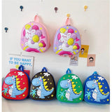 Unisex Dinosaur Cartoon Backpack Large Capacity Schoolbag