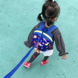 Cartoon Dinosaur Baby Backpack Kindergarten School Bag Walking Safety Harness