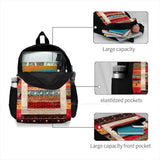 Traditional Moroccan Style Artwork Backpack Laptop Travel Bags