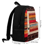 Traditional Moroccan Style Artwork Backpack Laptop Travel Bags