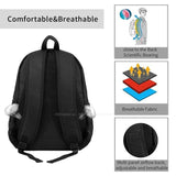 Pride Flag Non-Binary Heart Travel Laptop Backpack Bag