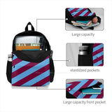 AVFC Villans 3D Print Backpack Casual Bag The Claret Army