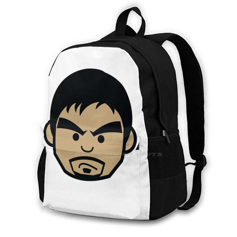 Manny Pacquiao 3D Print Backpack Casual Bag
