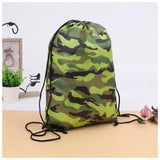 Camouflage Oxford Drawstring Bag Printing Unisex Travel Storage Package