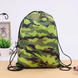Camouflage Oxford Drawstring Bag Printing Unisex Travel Storage Package