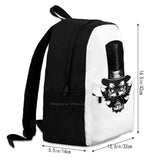 Gentleman Horror Skeleton Halloween Backpack Bag