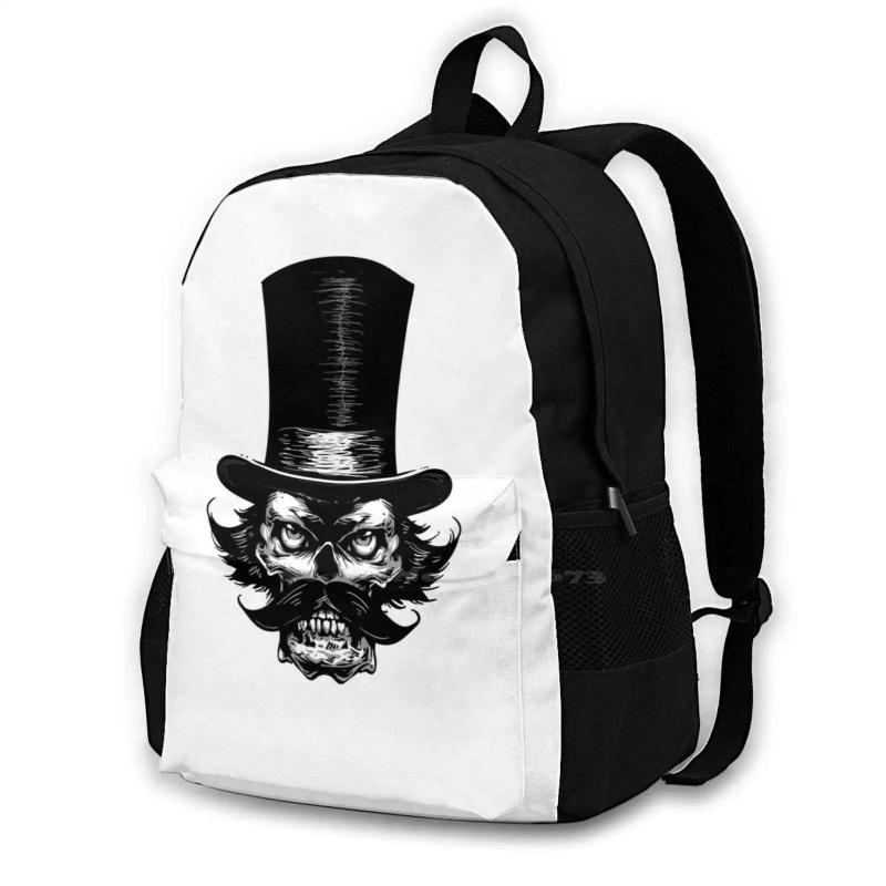 Gentleman Horror Skeleton Halloween Backpack Bag