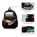 Cherry Bomb Bag Backpack Retro Pinup Girl Tattoo