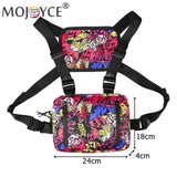 Hip Hop Style Crossbody Chest Bag Oxford Streetwear Bag