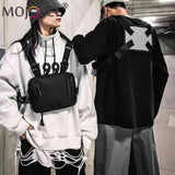 Hip Hop Style Crossbody Chest Bag Oxford Streetwear Bag