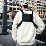 Hip Hop Style Crossbody Shoulder Chest Bag Unisex Oxford Streetwear