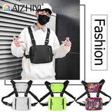 Hip Hop Style Crossbody Shoulder Chest Bag Unisex Oxford Streetwear