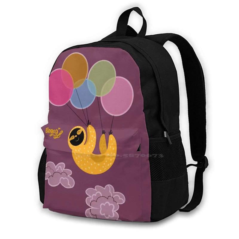 Lazybones School Bag Big Capacity Backpack Laptop 15 Inch Heart Feeling