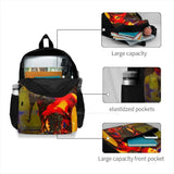 Dreams Backpack Student School Laptop Travel Bag Fractured Men Womens