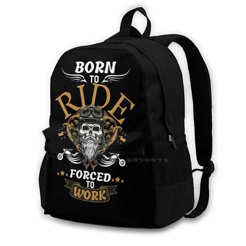 Vintage Motorcycle Backpack - Funny Ride Humour