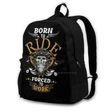 Vintage Motorcycle Backpack - Funny Ride Humour