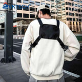 Hip Hop Style Crossbody Shoulder Chest Bag Unisex Oxford Streetwear Bag