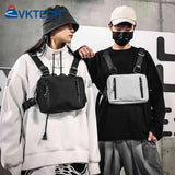 Hip Hop Style Crossbody Shoulder Chest Bag Unisex Oxford Streetwear Bag