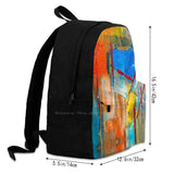 Colorful Art Travel Laptop School Backpack Bag for Women, Men