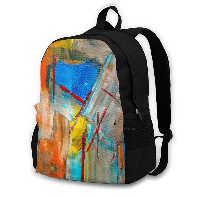 Colorful Art Travel Laptop School Backpack Bag for Women, Men
