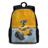 Teen Girls School Laptop Travel Bag Robot Rothko Mark Pixar Orange